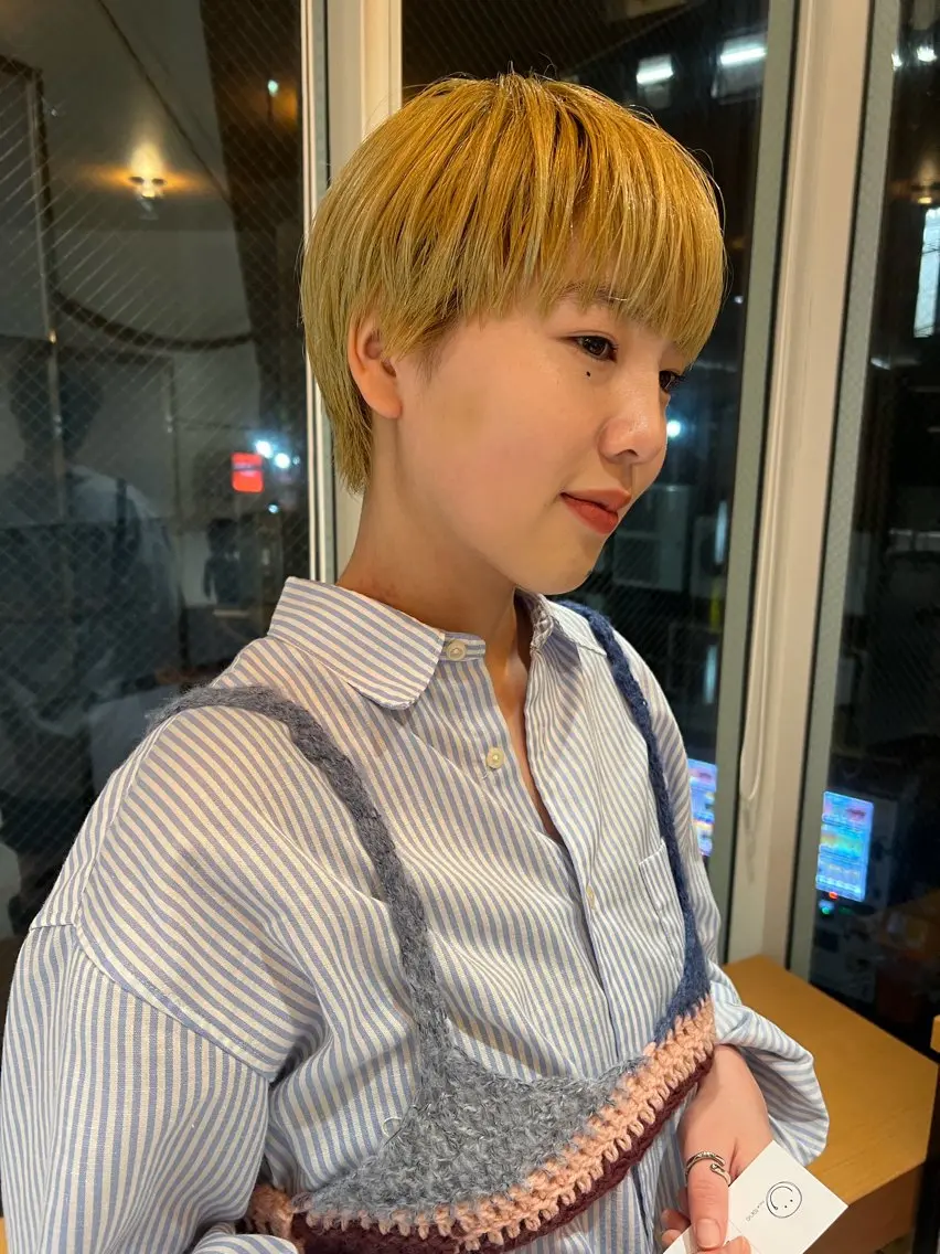 ショート 三浦 れいやのヘアスタイル