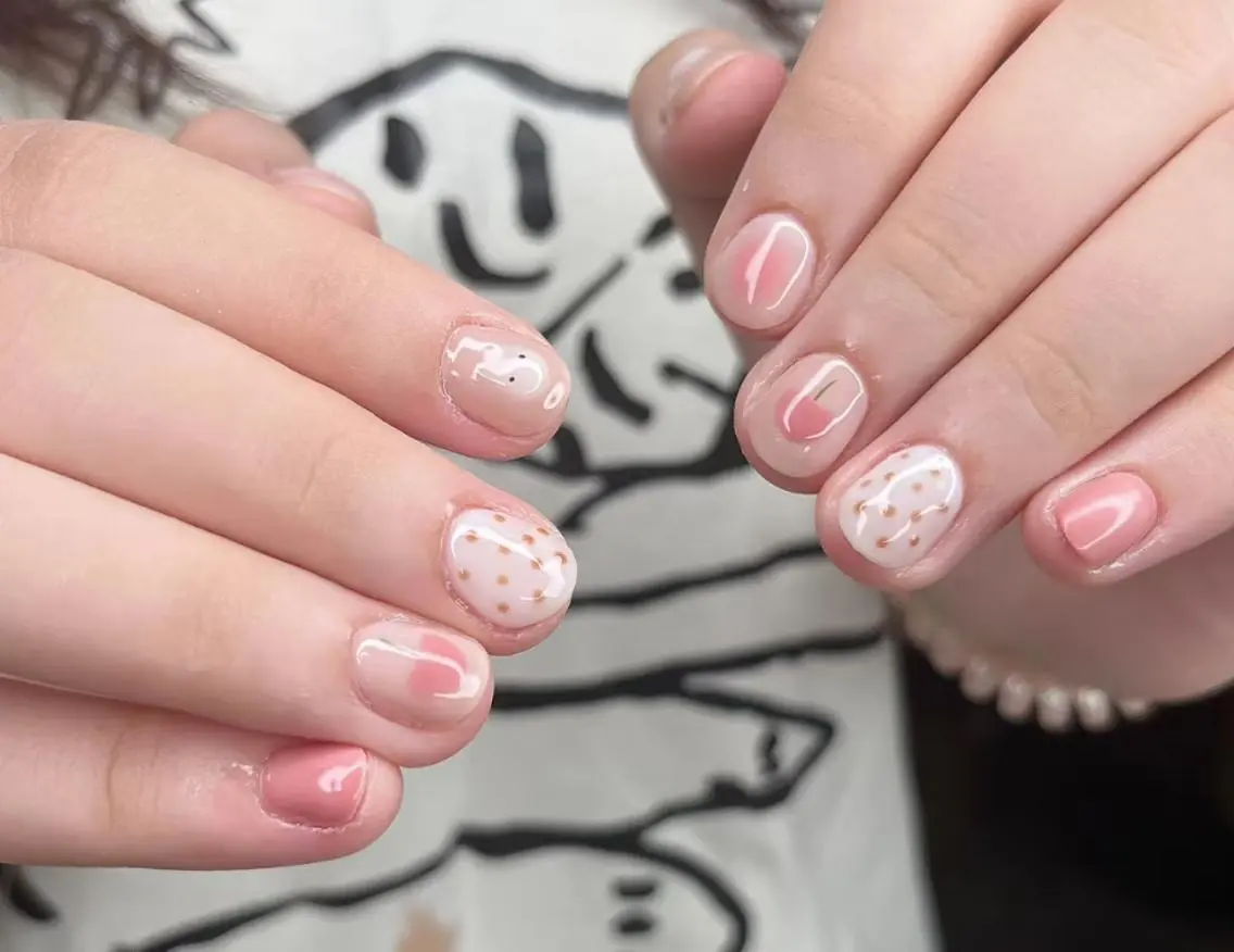 ネイル ハンドネイル By moonネイル 🌷ワンホン/韓国風のネイルデザイン