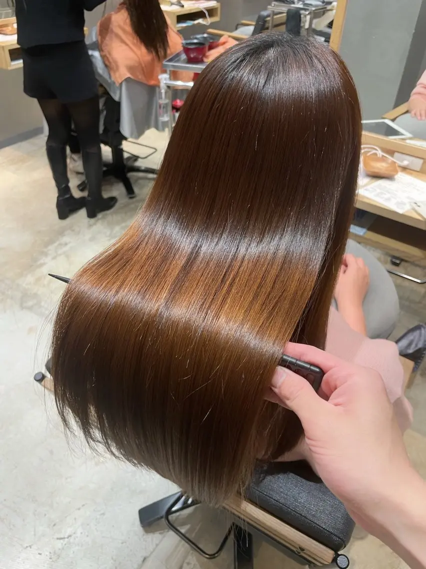 ロング 縮毛矯正 トリートメント 【お悩み解決のプロ】 ハヤシタクミのヘアスタイル