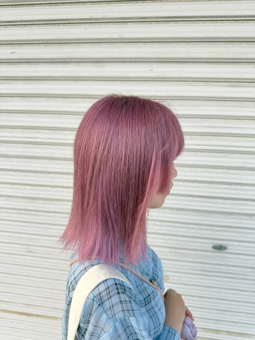 ショート カラー ヘアカラー トリートメント 艶カラー×デザイン カラー特化/値賀大樹のヘアスタイル