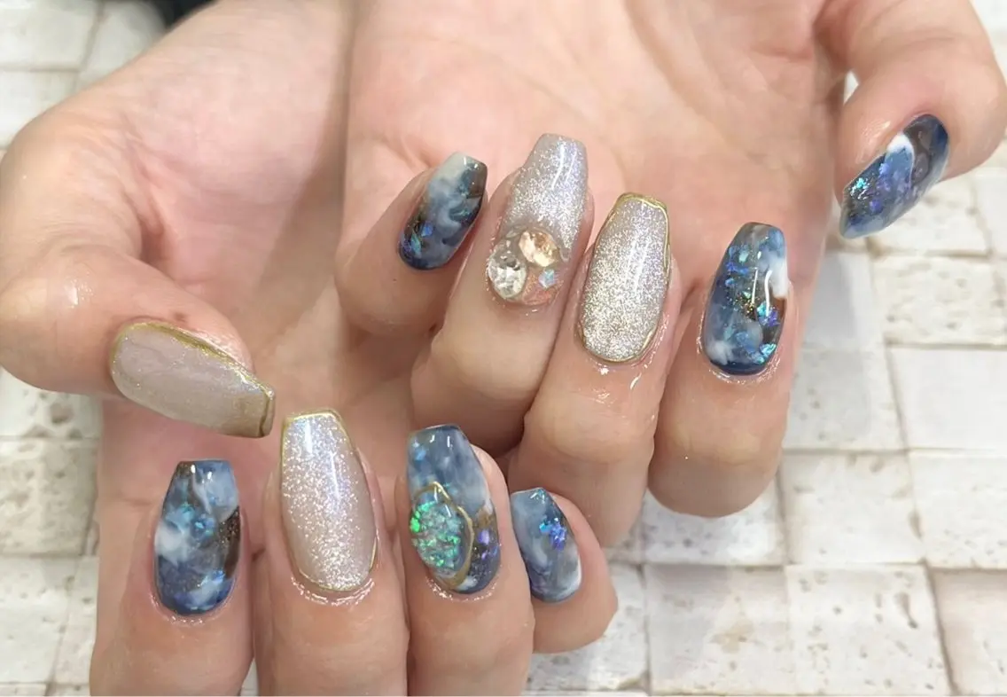 ネイル ハンドネイル フットネイル takenawa sakiのネイルデザイン