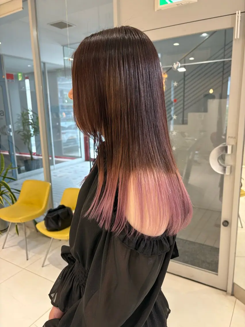 ロング カラー カット ヘアカラー 浅野 匠のヘアスタイル