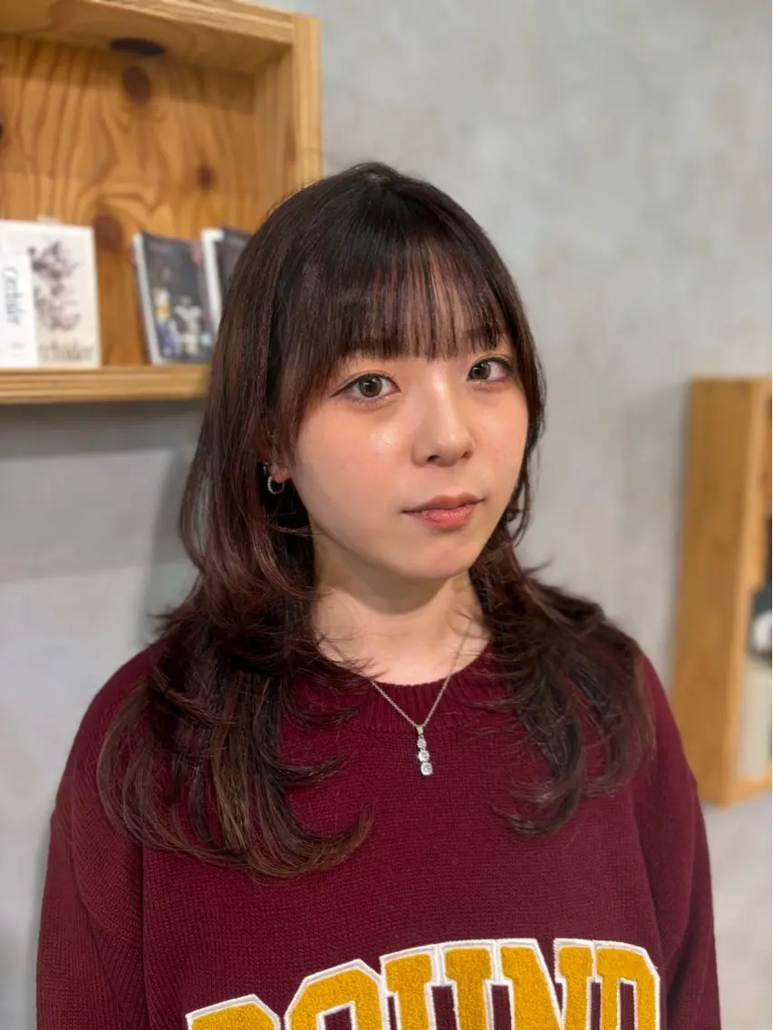 ミディアム ハッシュカット 宮田 蓮のヘアスタイル