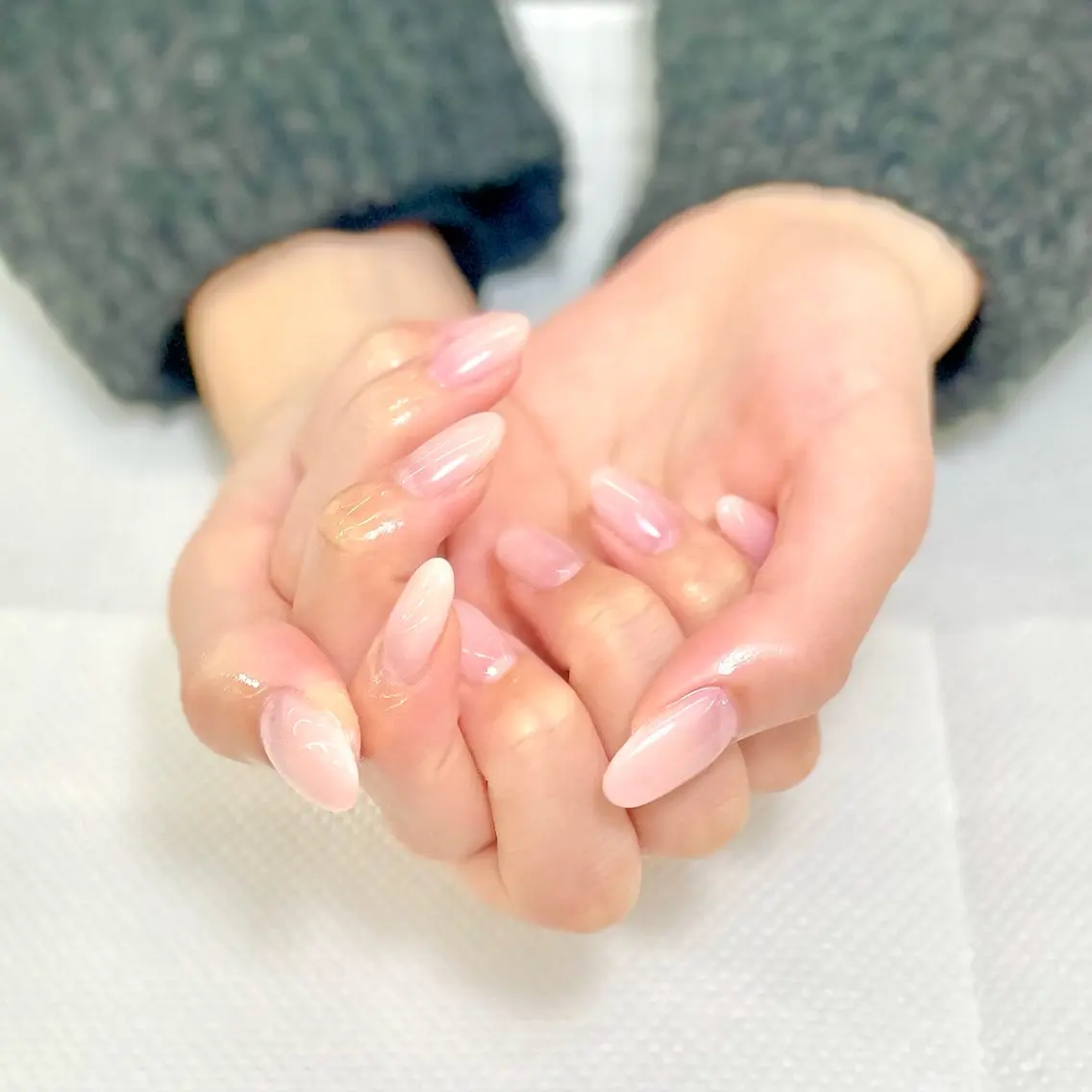 ネイル MAXKELLY正池 白フレンチ募集🕊️のネイルデザイン