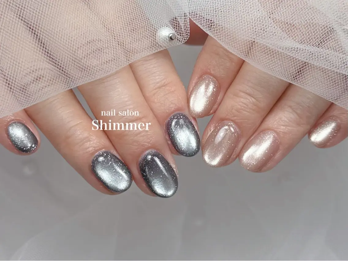 ネイル ハンドネイル Shimmer Risaのネイルデザイン