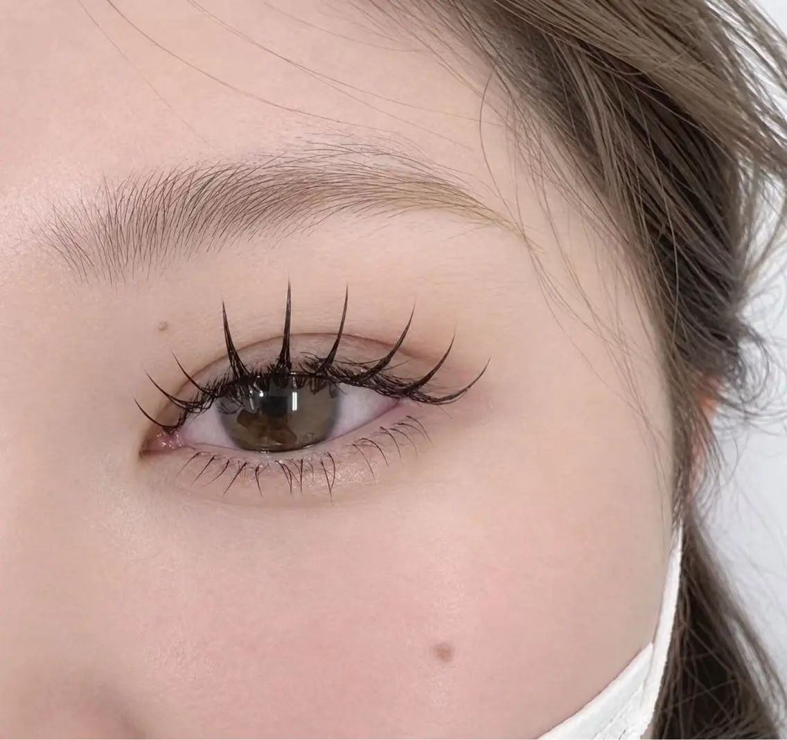 マツエク・マツパ 束感まつ毛 Lカール マツエク stunner eyelashのマツエク・マツパデザイン