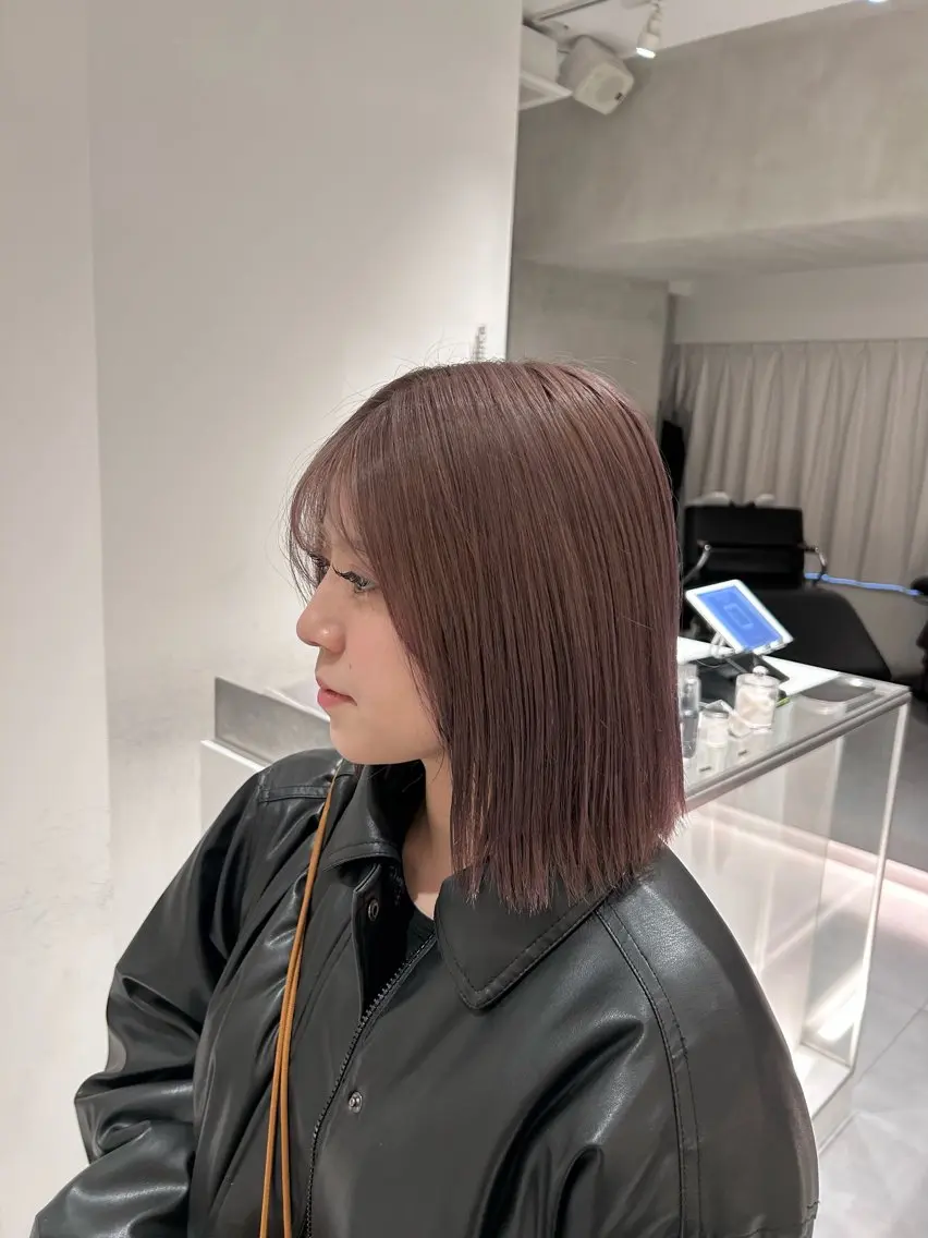 ミディアム カラー 🪞透け感&韓国ヘア 🪞honokaのヘアスタイル
