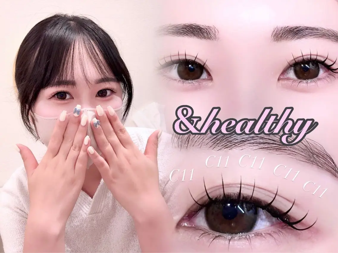 マツエク・マツパ LED💕No.1 ︎CHIKAʚ🎀ɞのマツエク・マツパデザイン