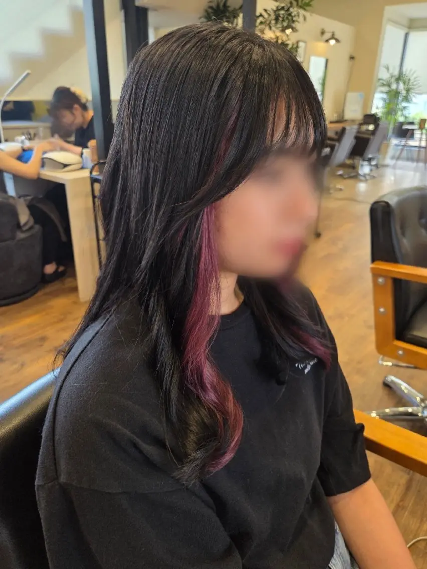 ロング カラー ヘアカラー 関口 友菜のヘアスタイル