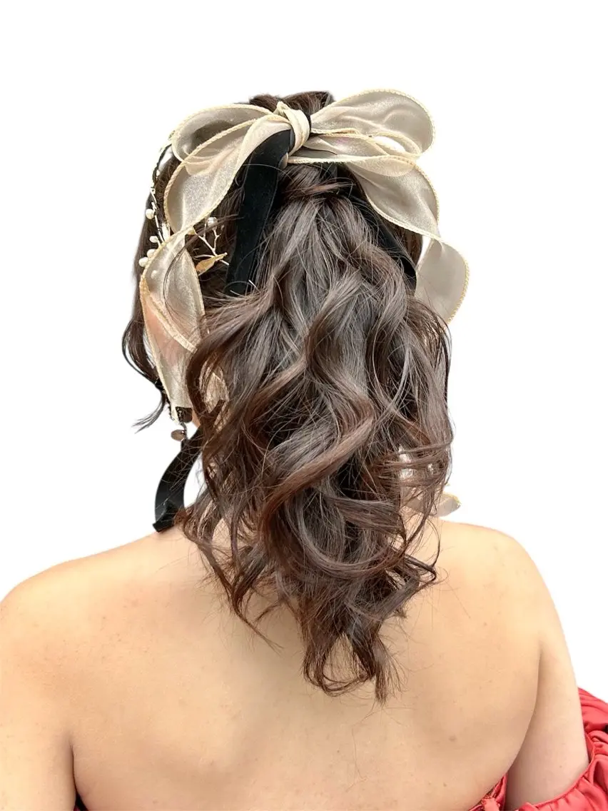 ヘアアレンジ ポニーテール 若井 春実のヘアスタイル