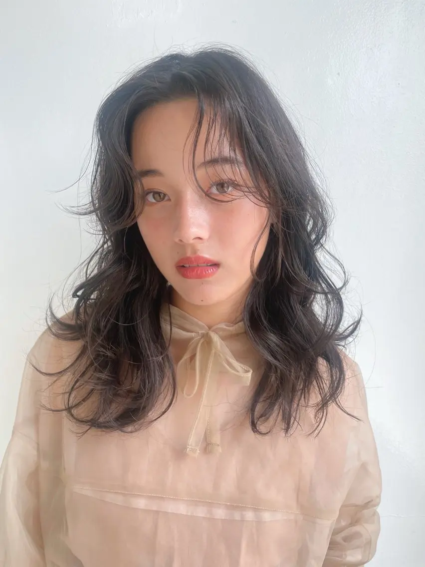ロング パーマ 伸ばしかけ レイヤーカット カット パーマ トリートメント 似合わせ特化❤️ カット/パーマ/梅田のヘアスタイル