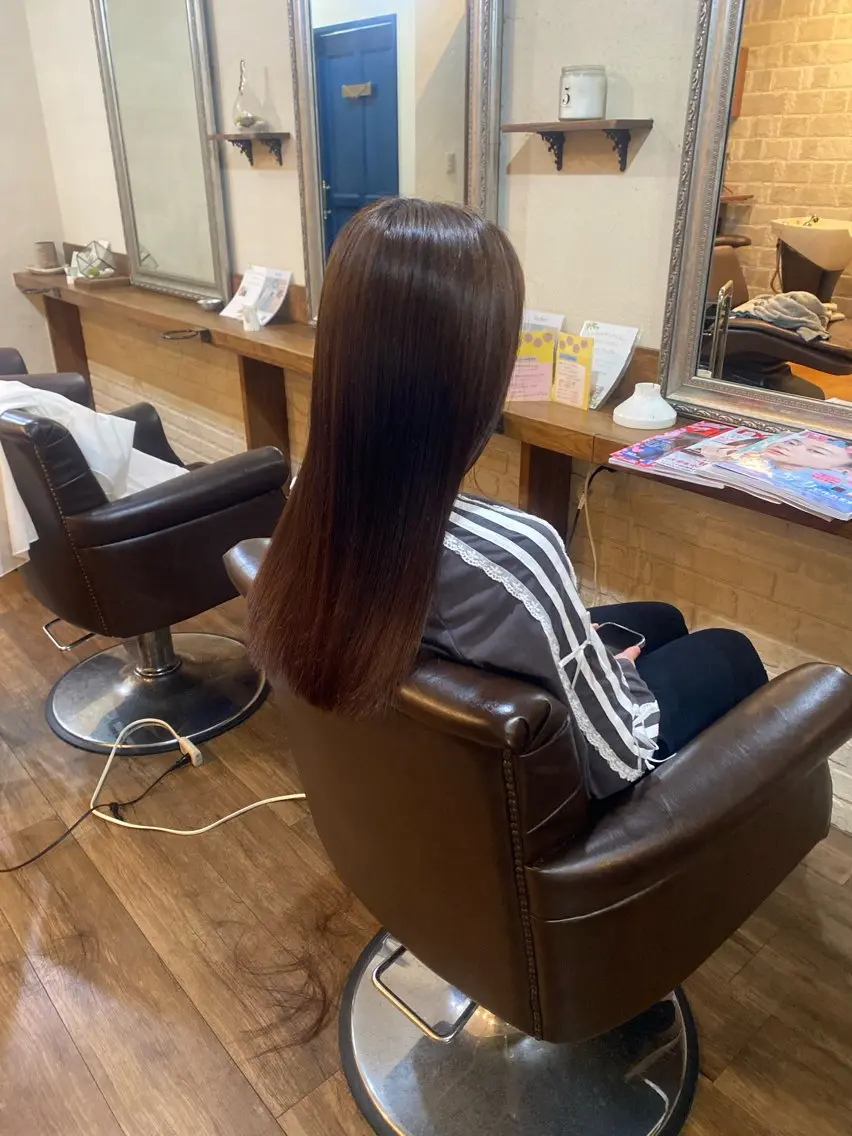 ロング 肥田 夕蘭のヘアスタイル