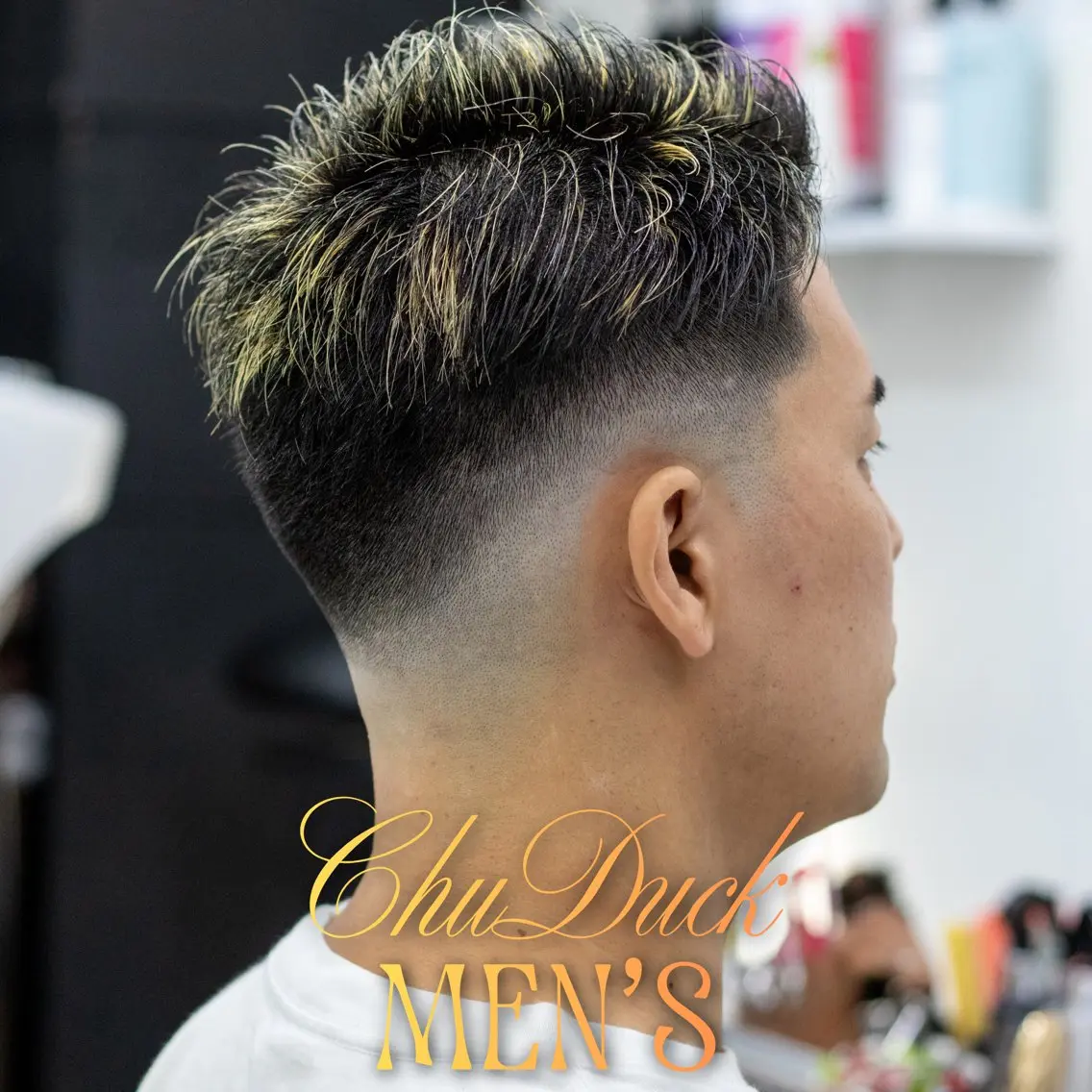ショート カラー メンズ フェードカット カット フェード×メンズ カット｜SHOTAのヘアスタイル
