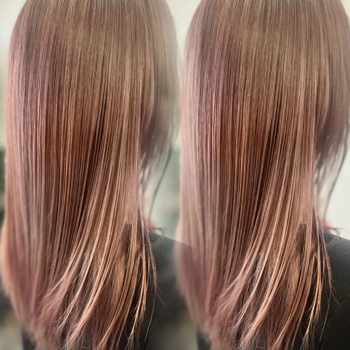 ロング カラー ヘアアレンジ ベージュカラー 透明感カラー ピンクカラー ピンクベージュ 髪質改善 ties 三嶽香緒のヘアスタイル