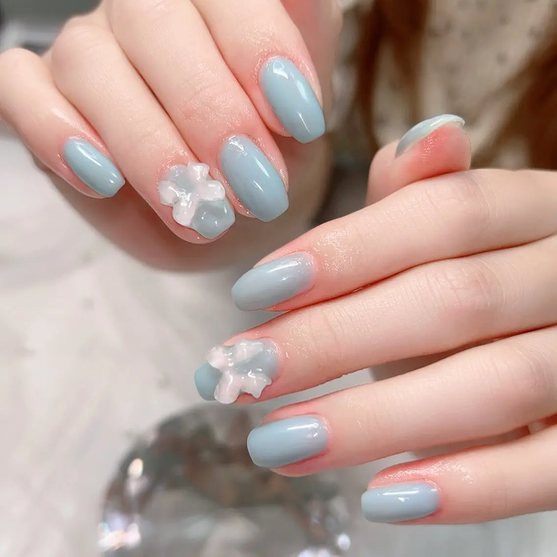 ネイル アートネイル ジェルネイル グラデーション キラキラネイル ラメ(グリッター) Cute Tips nailのネイルデザイン