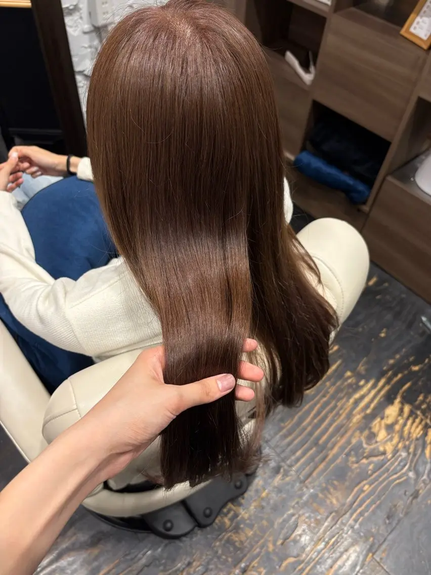 ロング カラー ベージュカラー 透明感カラー カット ヘアカラー こと/都島 /ARCOIRISのヘアスタイル