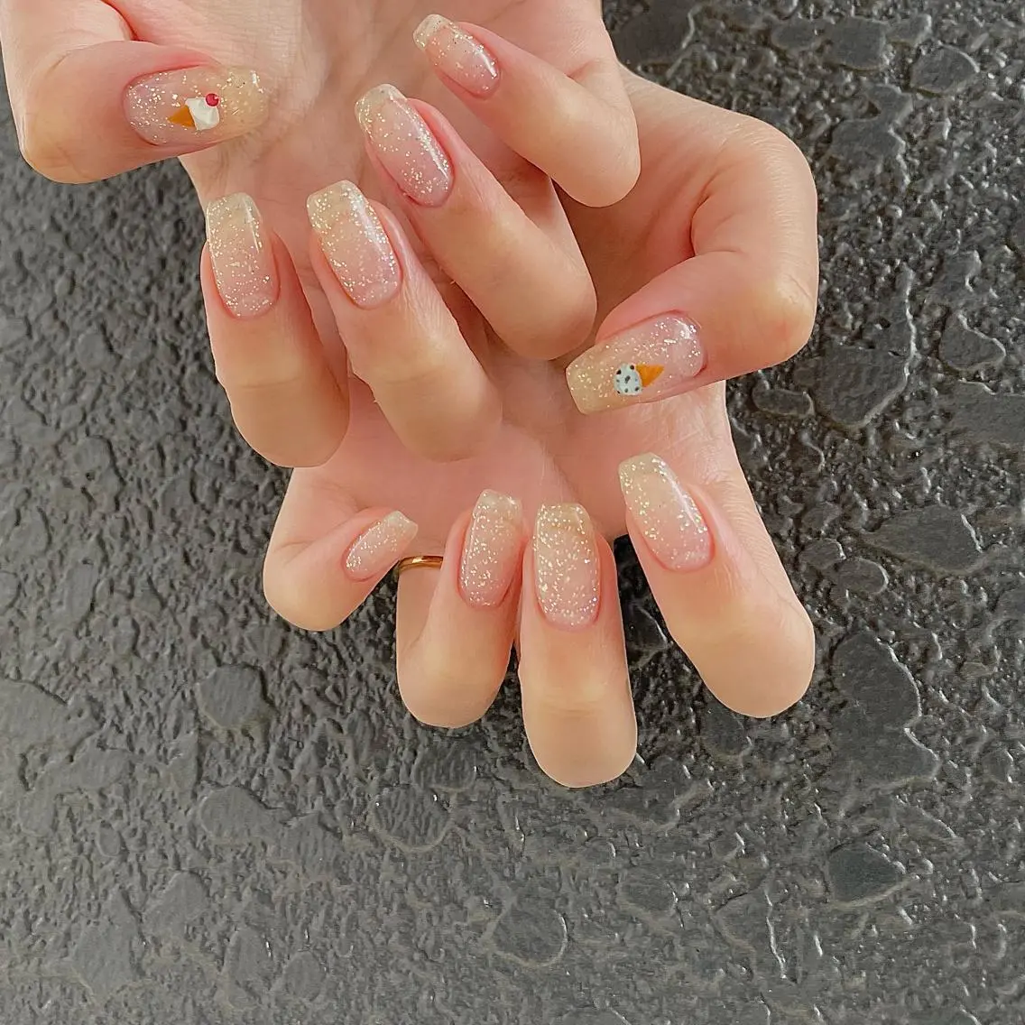 ネイル ワンカラーネイル ハンドネイル Nailsalon BLOOM🌷 山崎のネイルデザイン