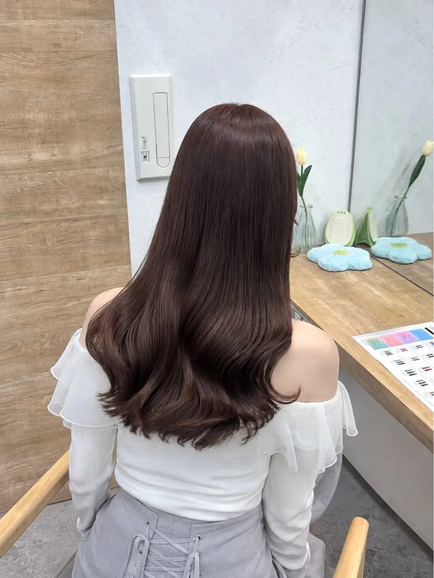 カラー ヘアカラー 💖シールエクステ 韓国ヘアmikotoのヘアスタイル