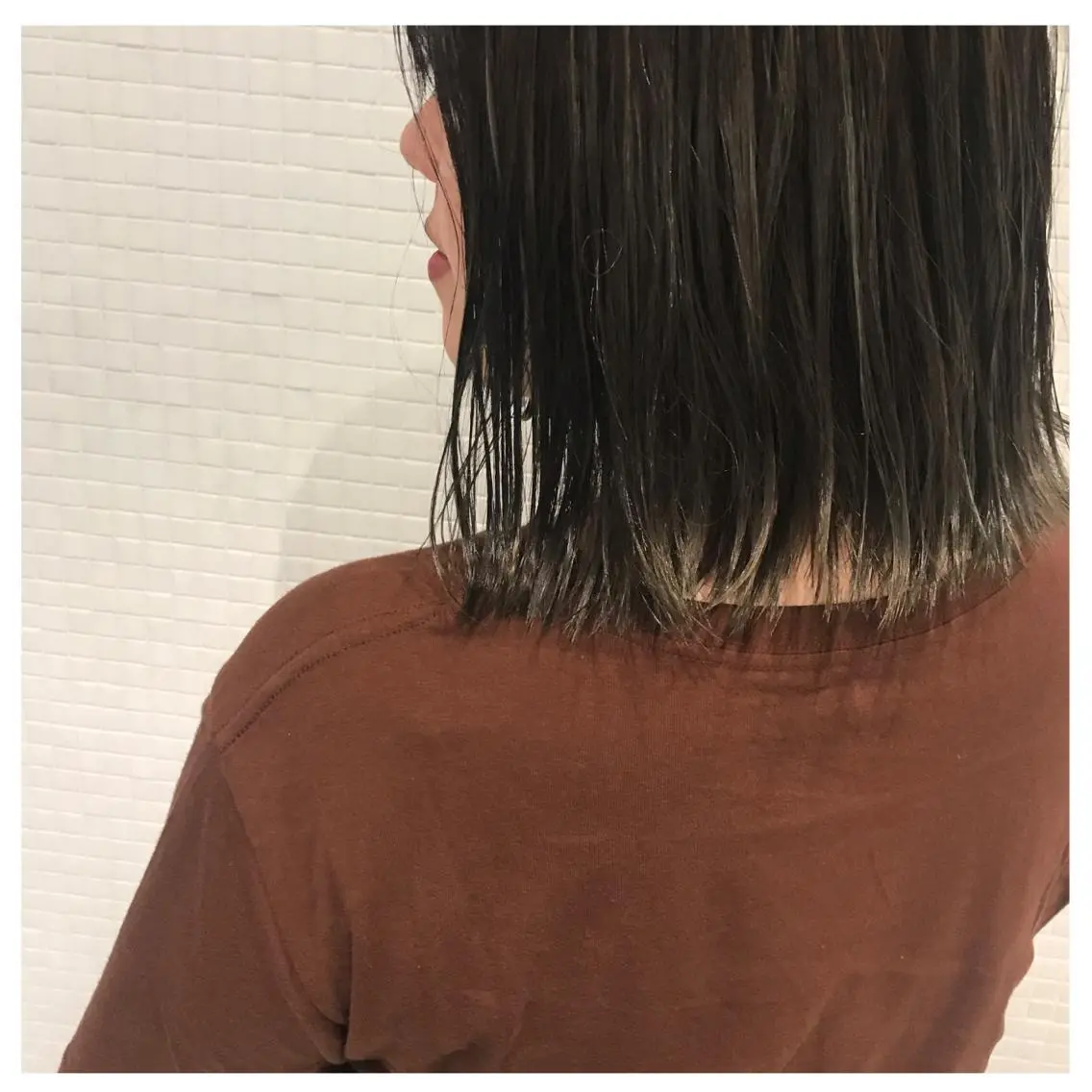 ミディアム カラー 大阪ヴィーガンサロン KANAKOのヘアスタイル