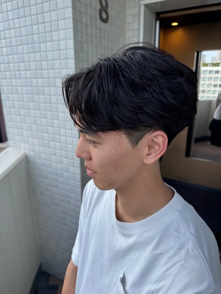 ショート パーマ ヘアアレンジ メンズ カット パーマ ヘアセット 🔥メンズ特化🔥 木村 祐太のヘアスタイル