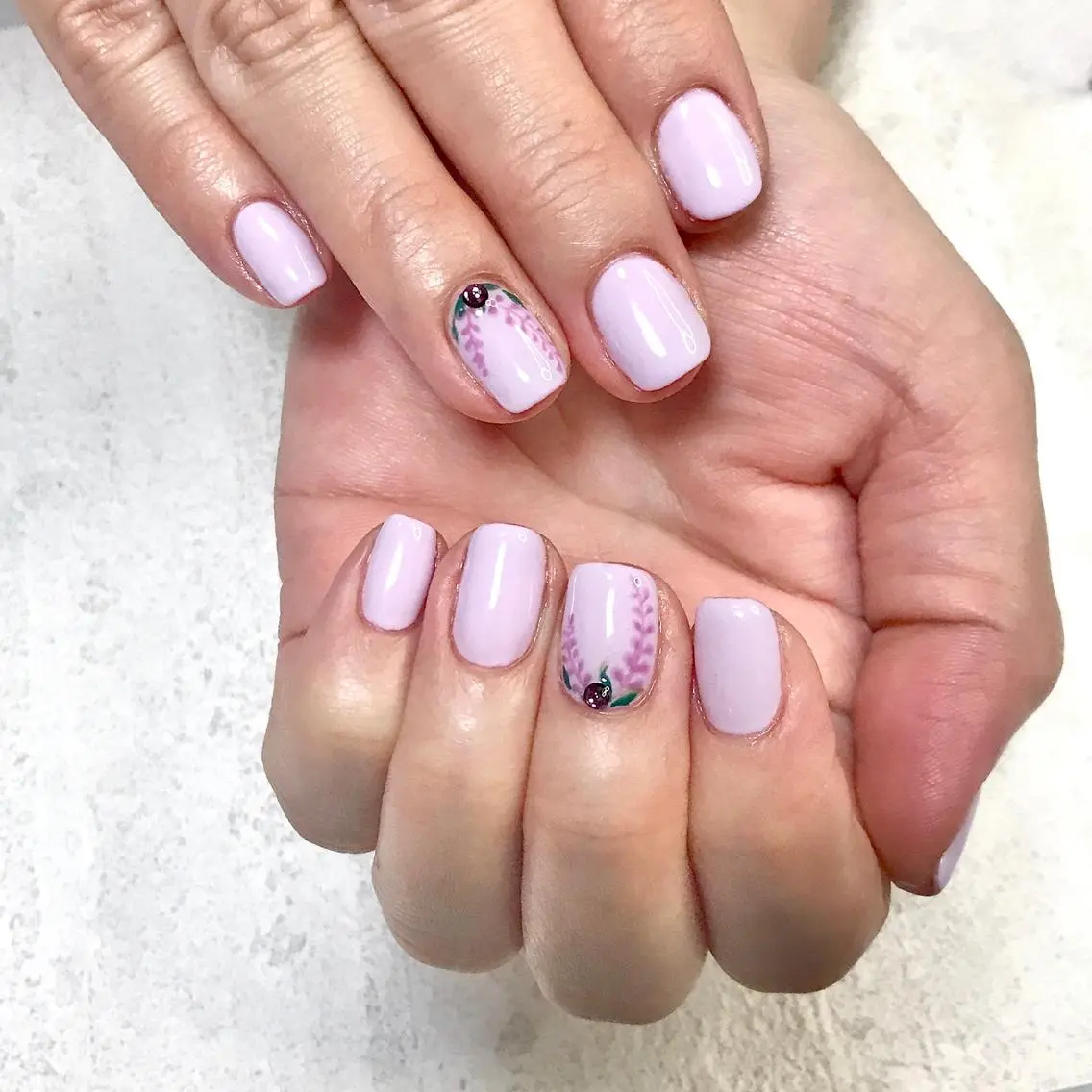 ネイル アートネイル フラワーネイル ワンカラーネイル シンプルネイル ステラ marikominoのネイルデザイン