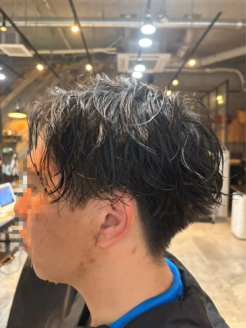 パーマ メンズ メンズパーマ スパイラルパーマ 本多 光樹のヘアスタイル