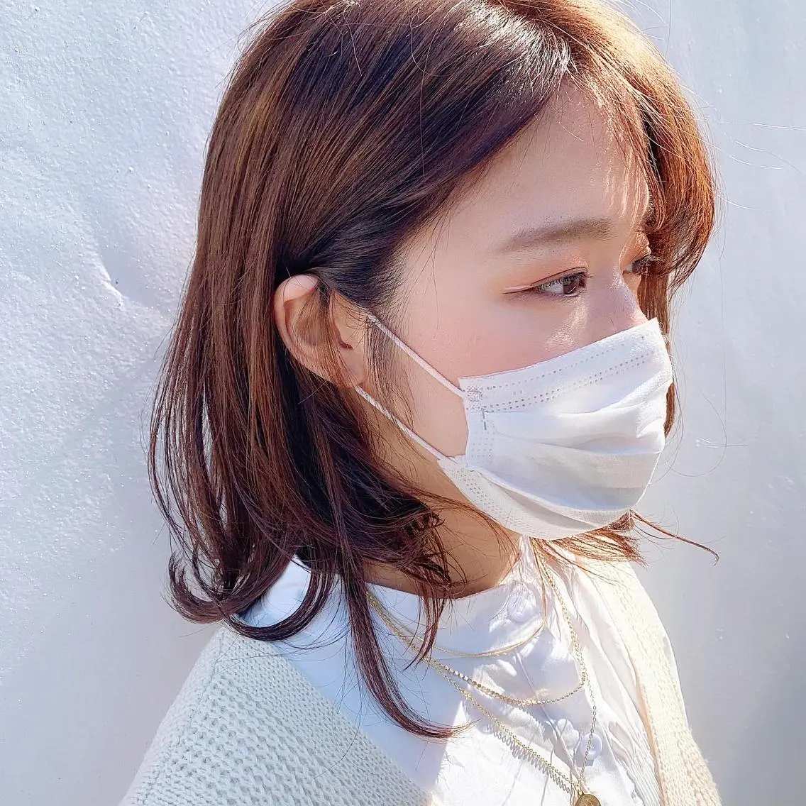 ミディアム カラー 中川 竜誠のヘアスタイル
