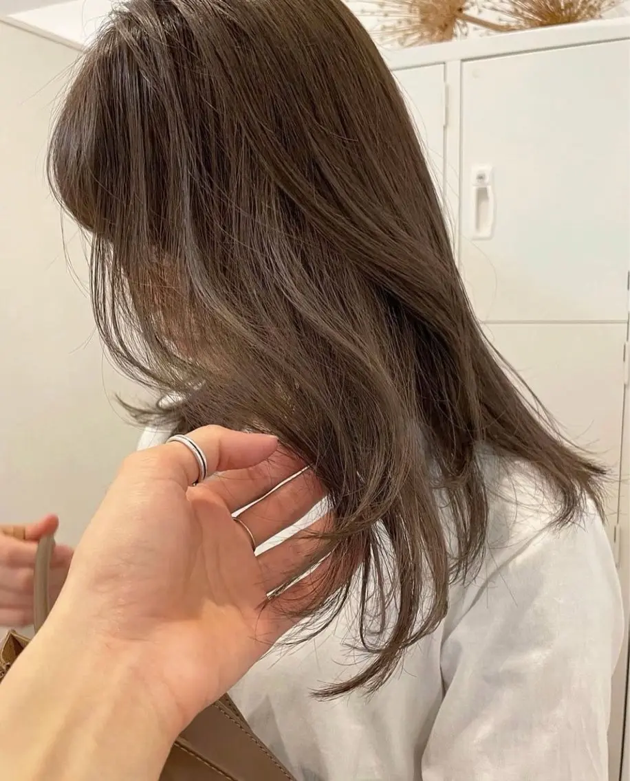 リタッチカラー(ブリーチなし)+Aujuaトリートメント(注意事項をご確認ください)の写真
