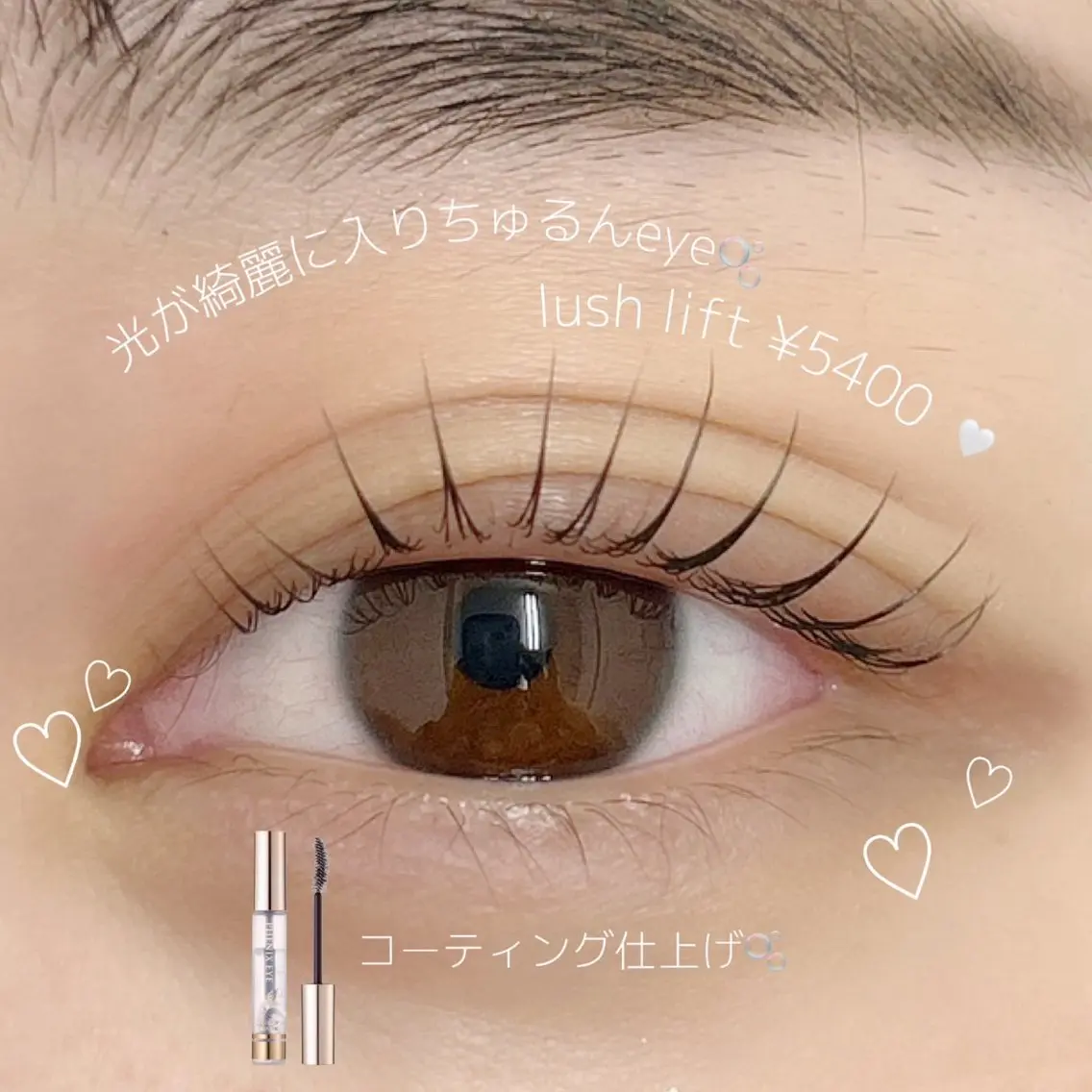 まつ毛パーマ(ラッシュリフト)+美容液成分配合コーティング⭐️ミニモ限定価格の写真
