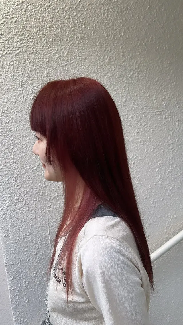 セミロング カラー インナーカラー 🌈縮毛矯正/カラー 🌈若林けんしんのヘアスタイル