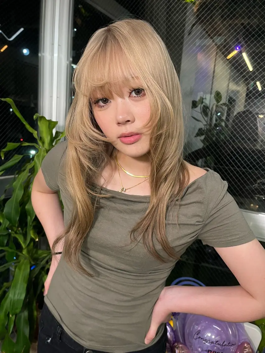 【ケアブリーチ】【ness最上位】⭐️ダブルカラー＋オージュアTRの写真