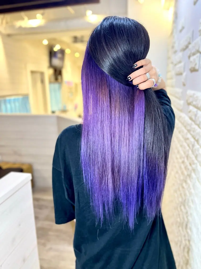 セミロング 次世代シールエクステ 錦糸町 小泉 朋之のヘアスタイル