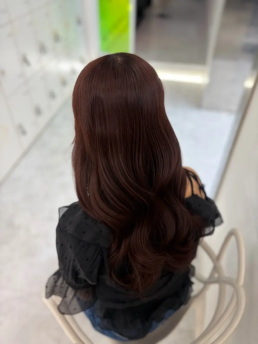 カラー ヘアカラー トリートメント ヘアセット 韓国girly 🪽🫧ハルナ🎀のヘアスタイル
