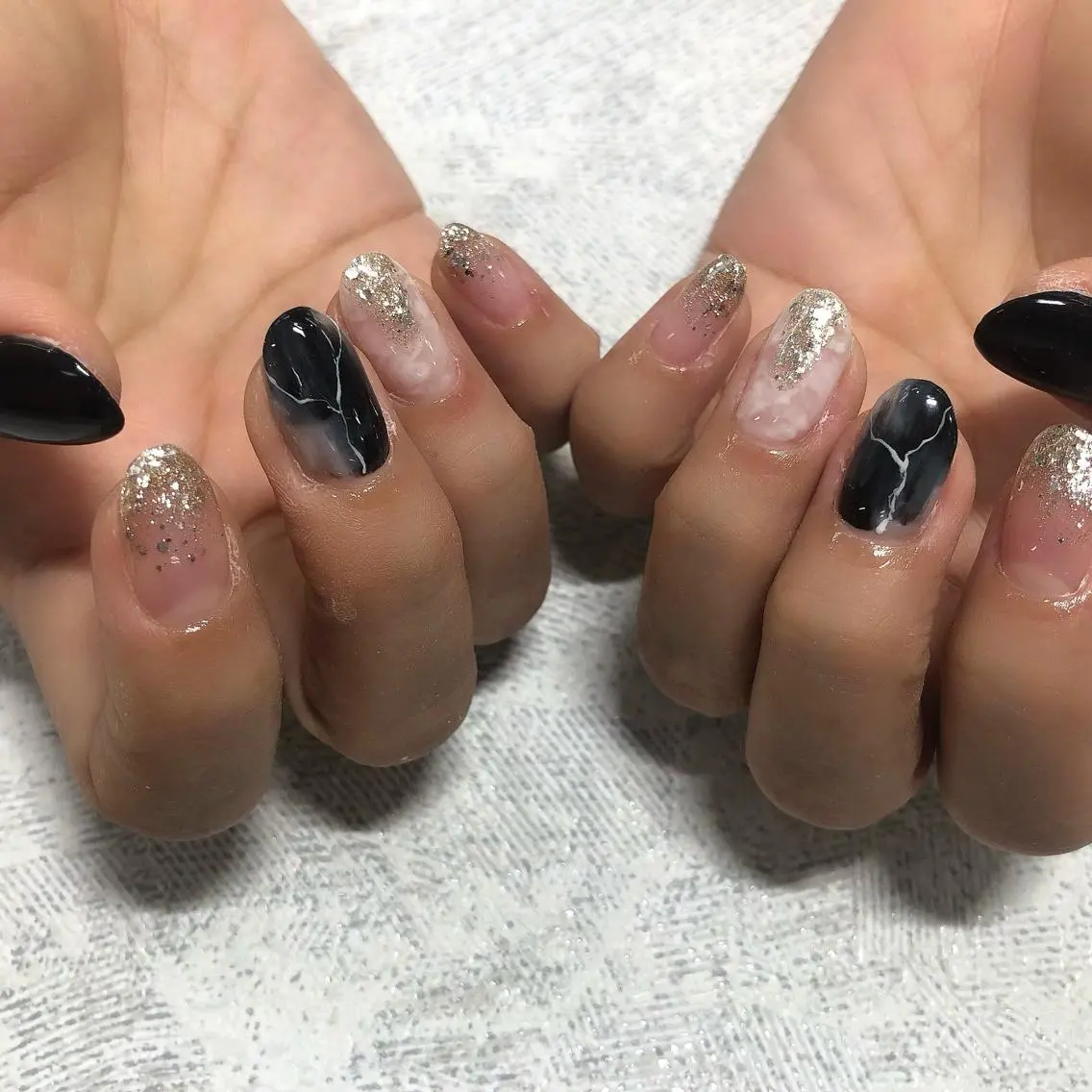 ネイル 持ち込み ニュアンスネイル ハンドネイル 【Yappy🌈】 💖P-tanaのネイルデザイン