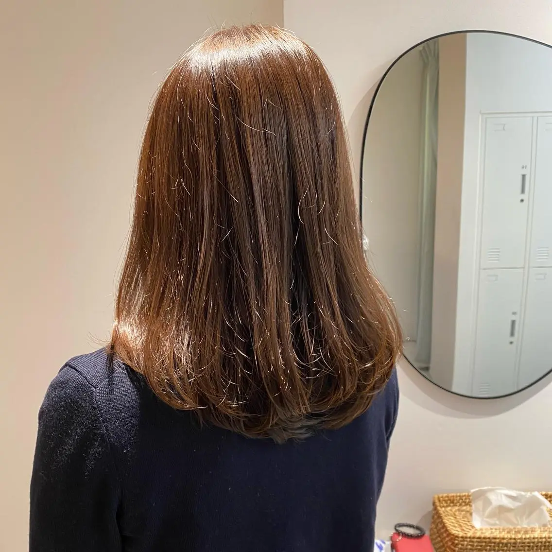 セミロング カラー カット ヘアカラー トリートメント 似合わせ美髪ヘア✨ 天王寺.阿倍野🌈のヘアスタイル