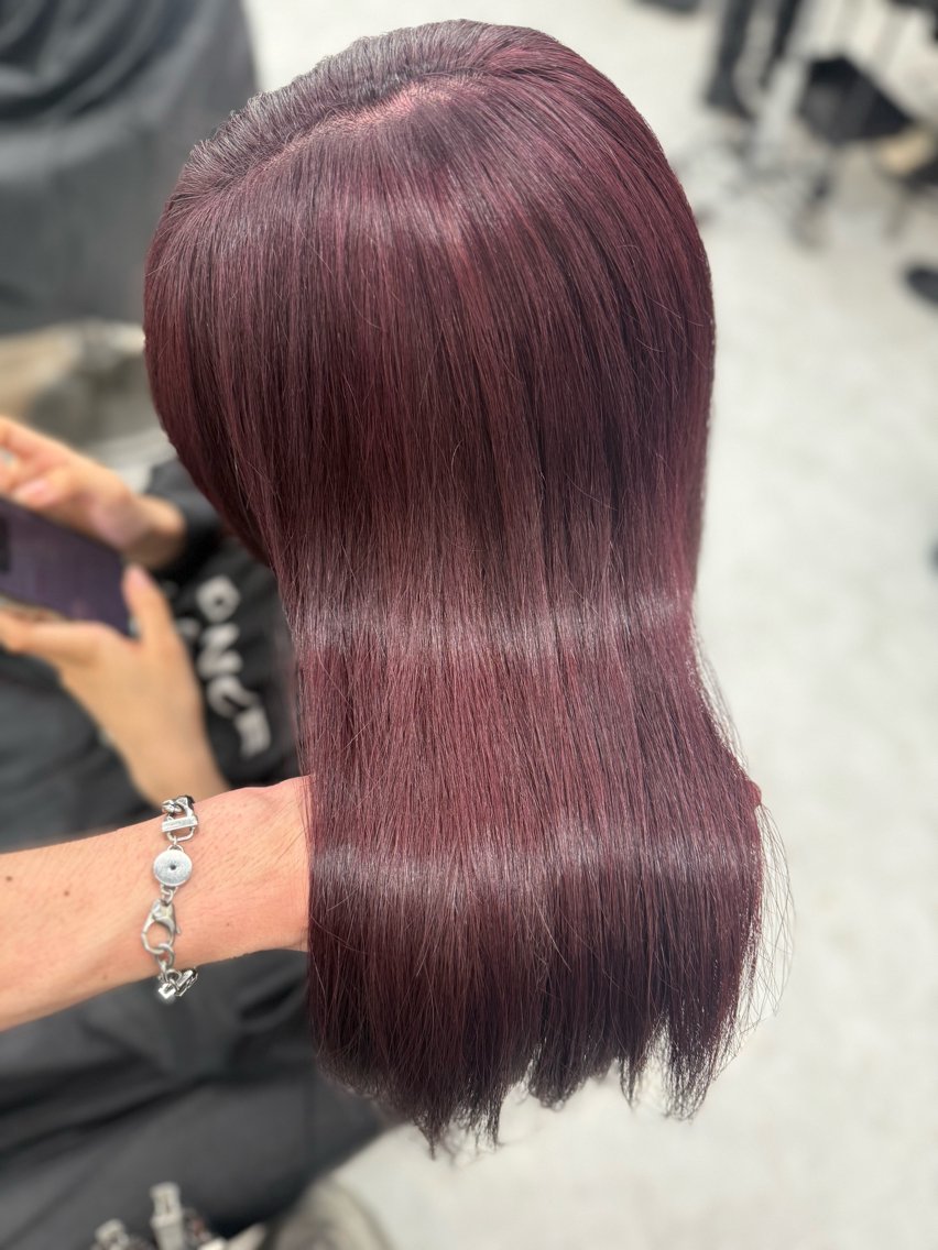 ロング カラー ヘアアレンジ ヘアカラー ヘッドスパ ヘアセット 🩶ブリーチなし/暖 色/渋谷/らいる🩶のヘアスタイル