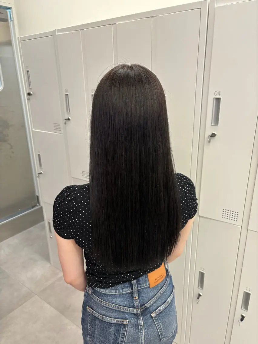 ロング 🖤韓国風カラー🩷 /ツヤ髪✨️はるかのヘアスタイル