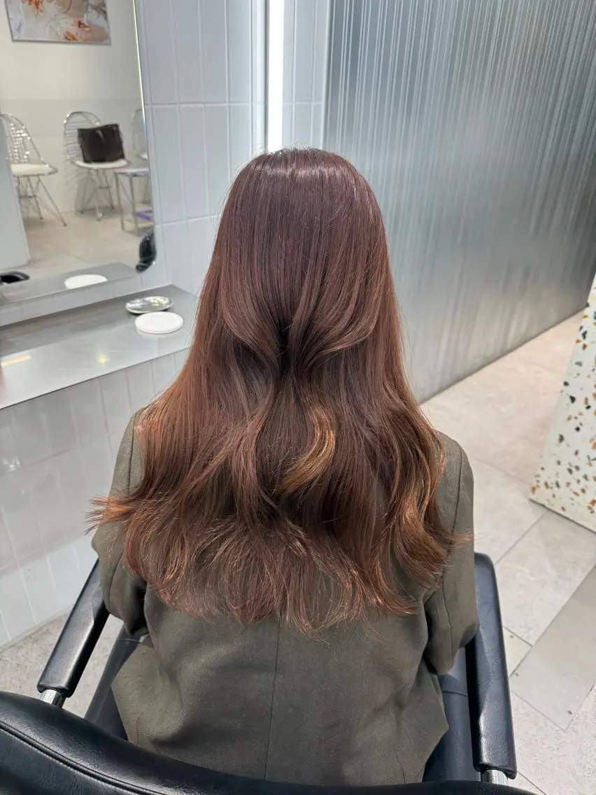 【 🌸当日予約OK🌸 】春カラー🌷ブリーチ無しダブルカラー🫧+トリートメントの写真