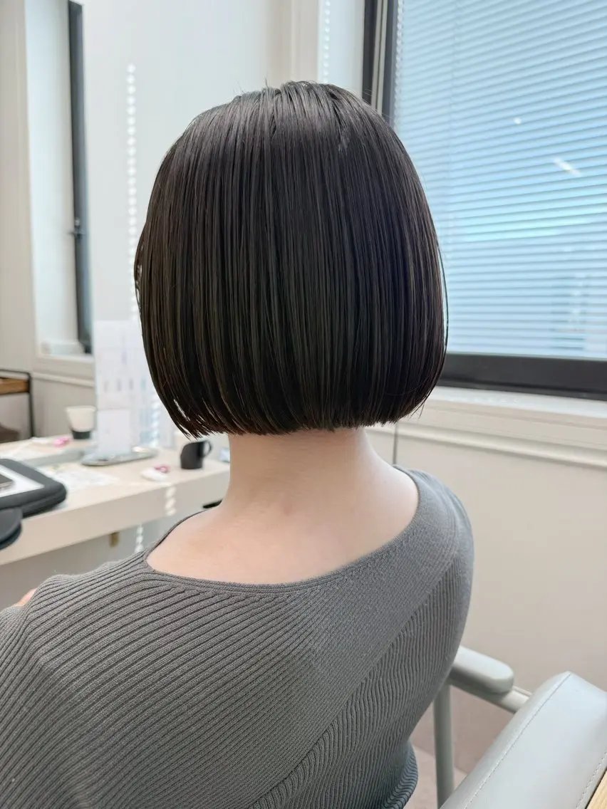 ショート カラー カット ヘアカラー 縮毛矯正 トリートメント HIROKI ” ボブのヘアスタイル