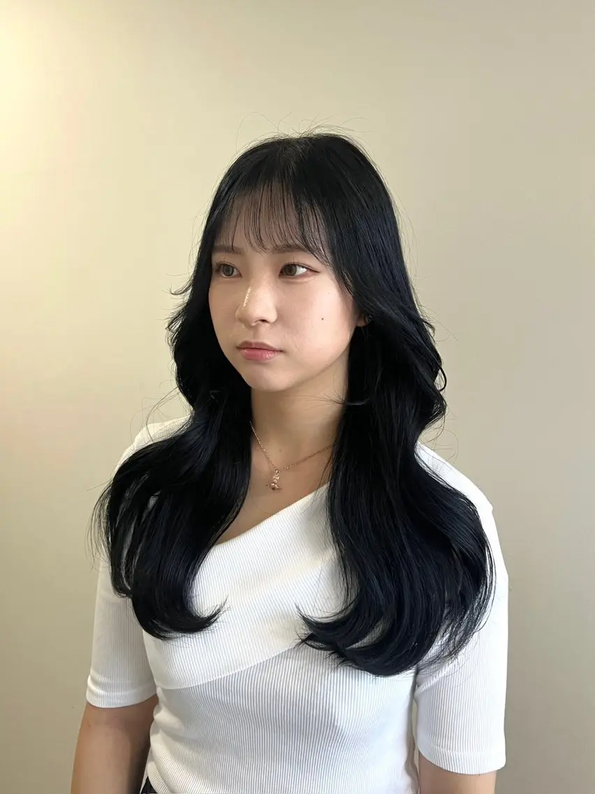 ロング 髪質改善 韓国風ヘア カット ヘアカラー トリートメント 店長/レイヤーカット /大東悠生のヘアスタイル