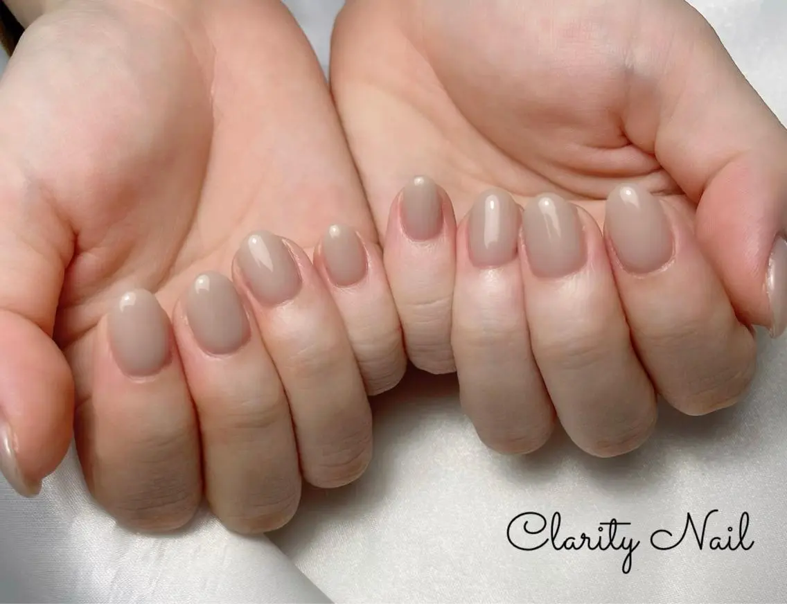 ネイル ワンカラーネイル ハンドネイル Clarity Nailのネイルデザイン