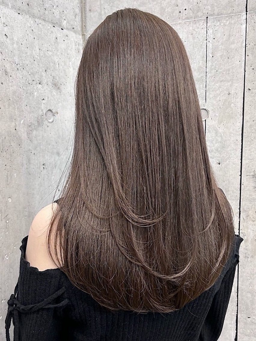 ロング カラー ヘアアレンジ ヘアカラー 縮毛矯正・カラー特化 指名No.1shunのヘアスタイル