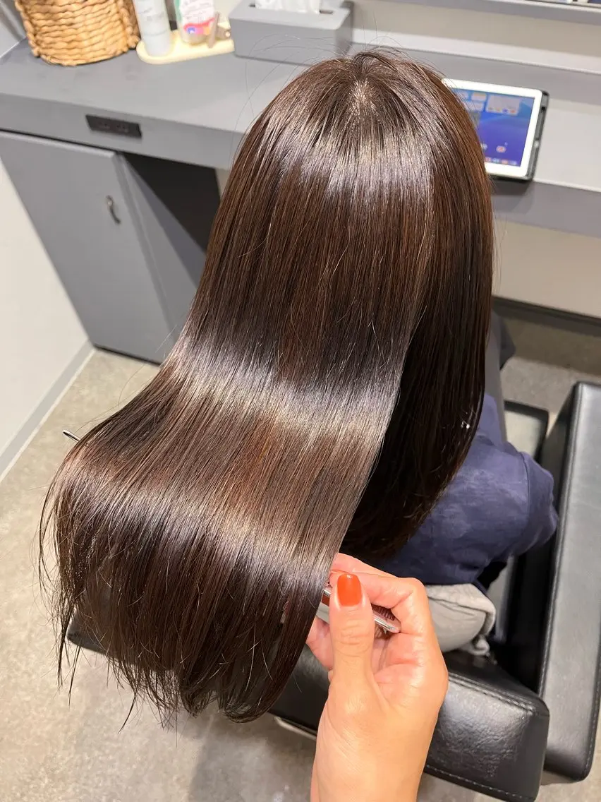 ロング カラー パーマ トリートメント カット ヘアカラー 縮毛矯正 堀越 エリのヘアスタイル
