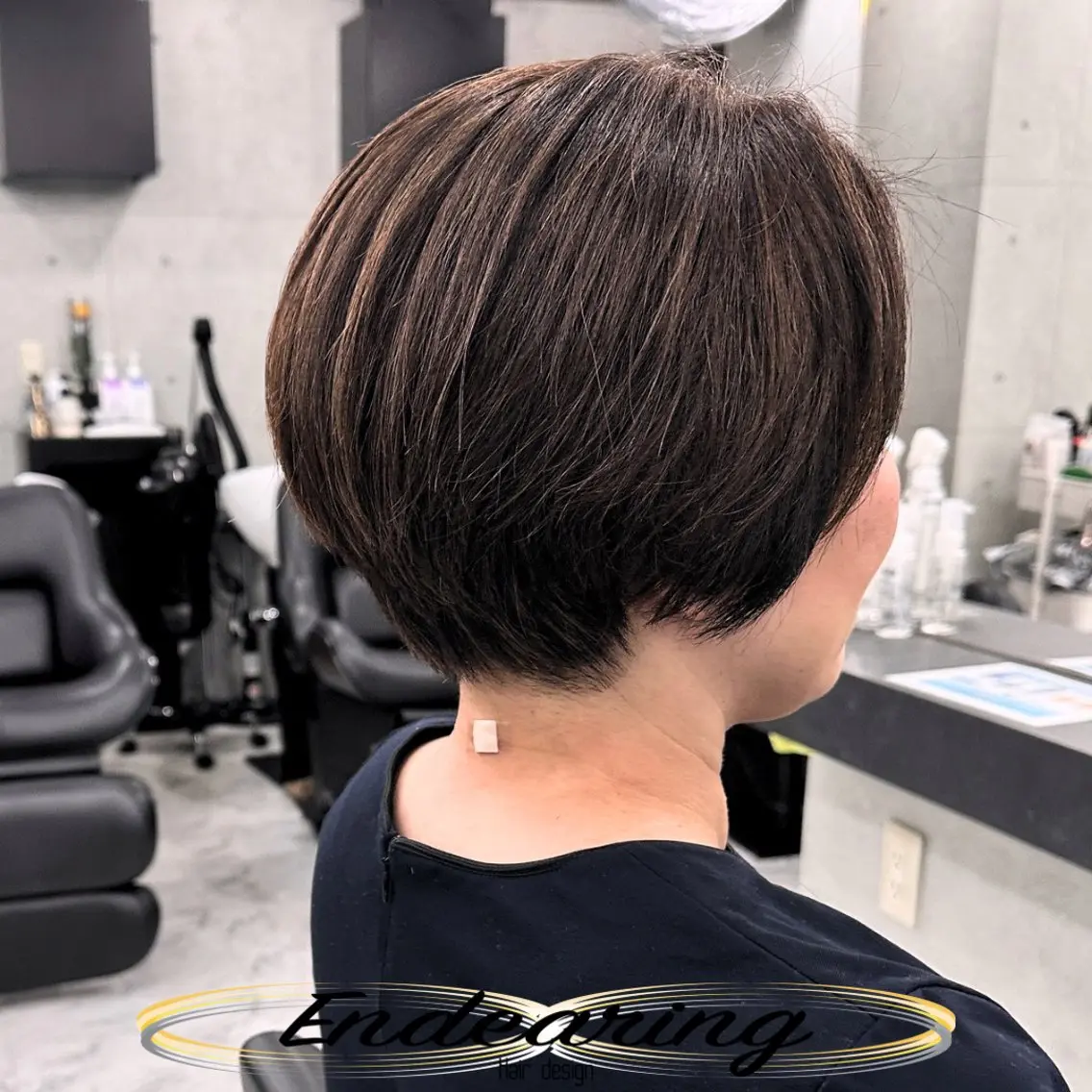 ショート ボブ レイヤーカット カット ヘアカラー Endearing 銀座/レイヤーカットのヘアスタイル