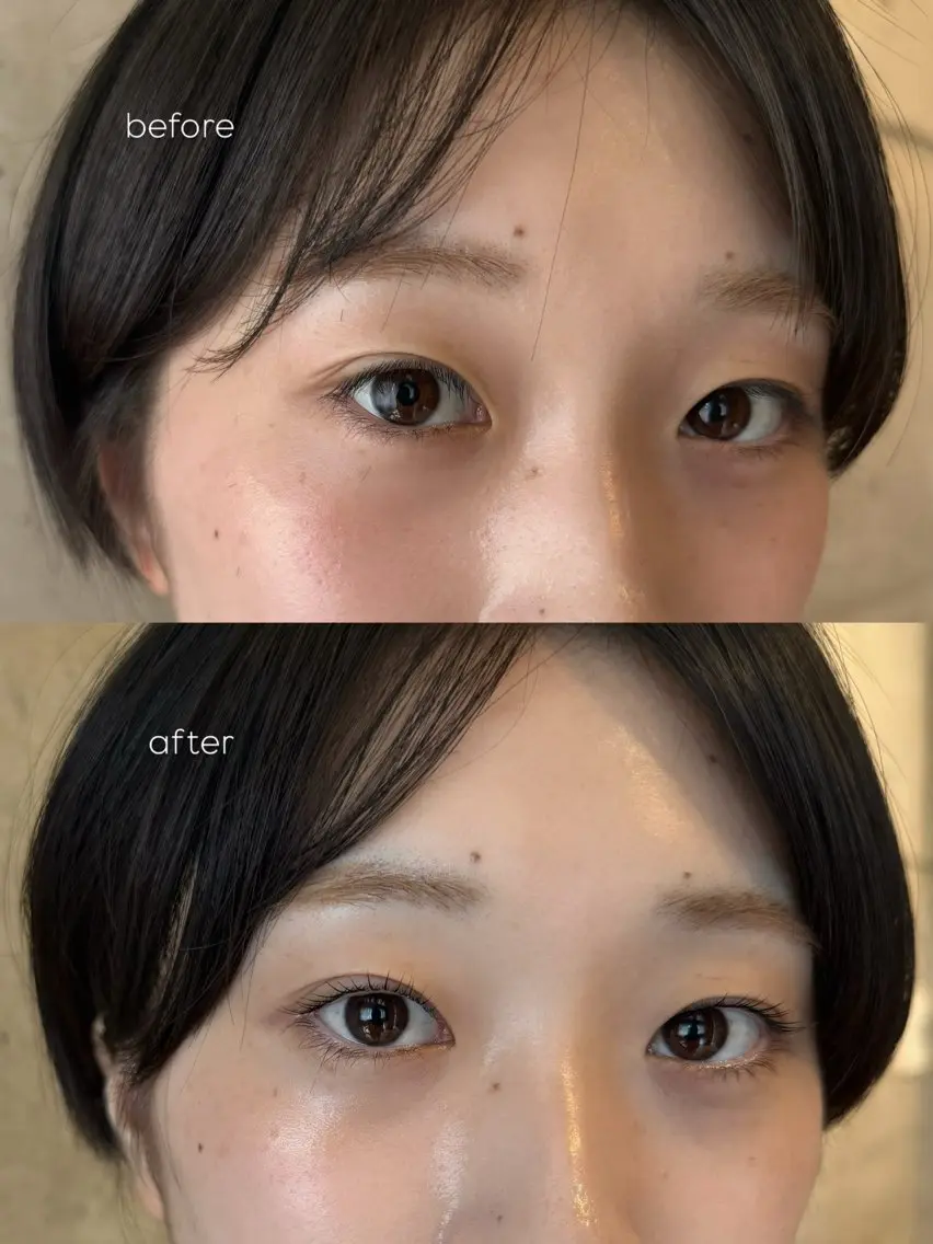 マツエク・マツパ ナチュラル まつげパーマ 見崎 ひなの眉毛・アイブロウイメージ