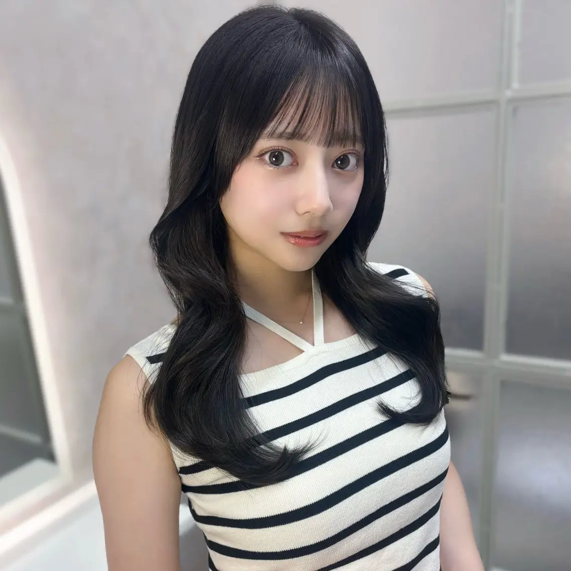 ロング AKIHO/矢場町 ／メンズカットモデルのヘアスタイル