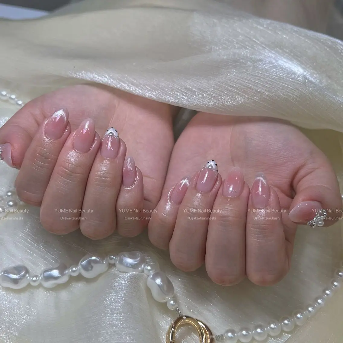 ネイル フレンチネイル マグネットネイル マグネットフレンチ CHILL NAILのネイルデザイン