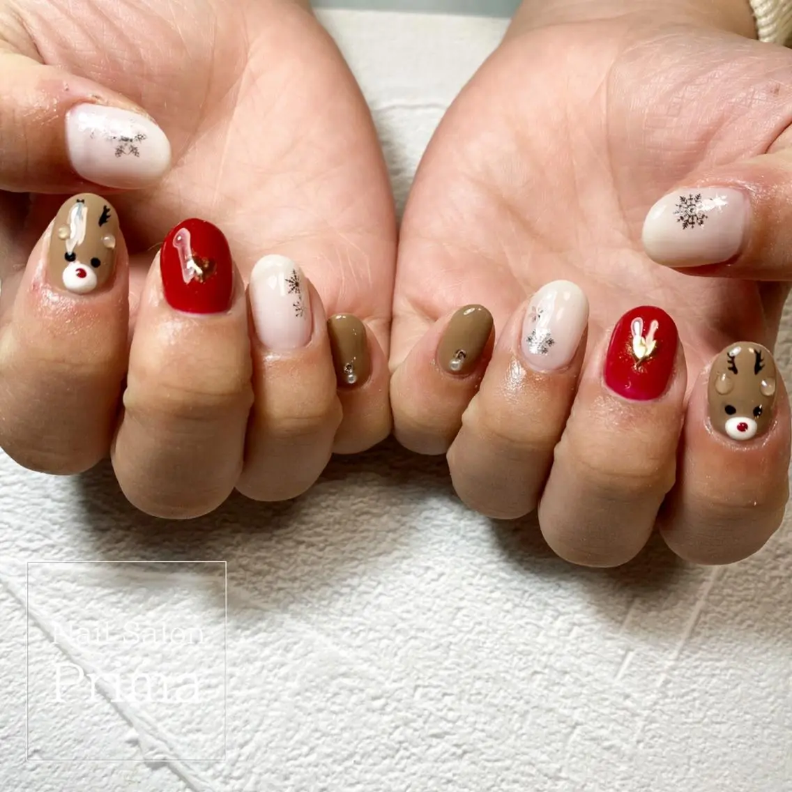 ミディアム ネイル SalonPrima 西院Nail&Eyeのネイルデザイン