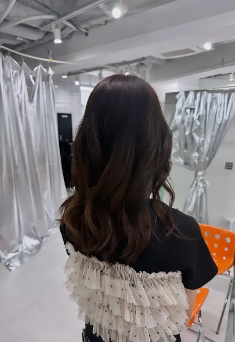ミディアム カラー ヘアカラー トリートメント 🎀カラーモデル🎀 募集中/moyuのヘアスタイル