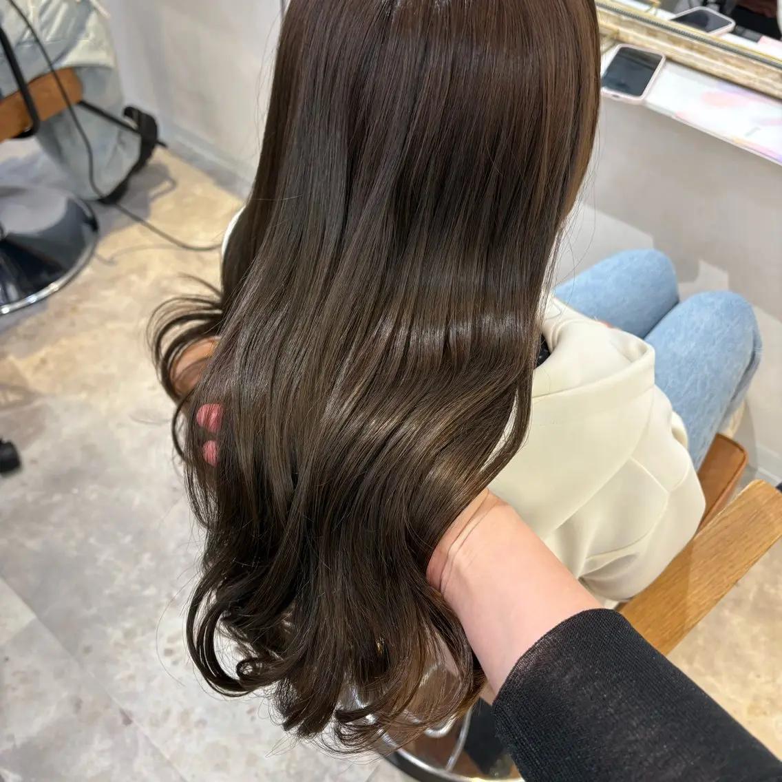 ロング カラー ヘアカラー トリートメント 梅田/髪質改善カラー ❄︎ mikiのヘアスタイル
